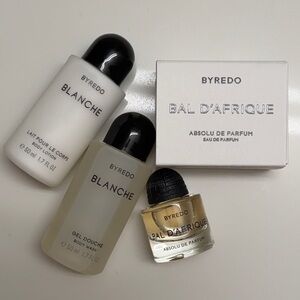 Byredo Bal D'Afrique and Blanche luxury set